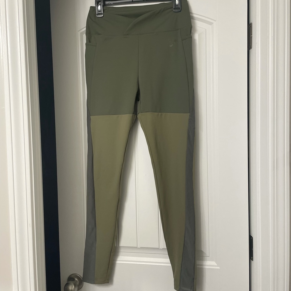 Gymshark X Nikki Blackketter Dynamic Leggings in Dark Olive Marl